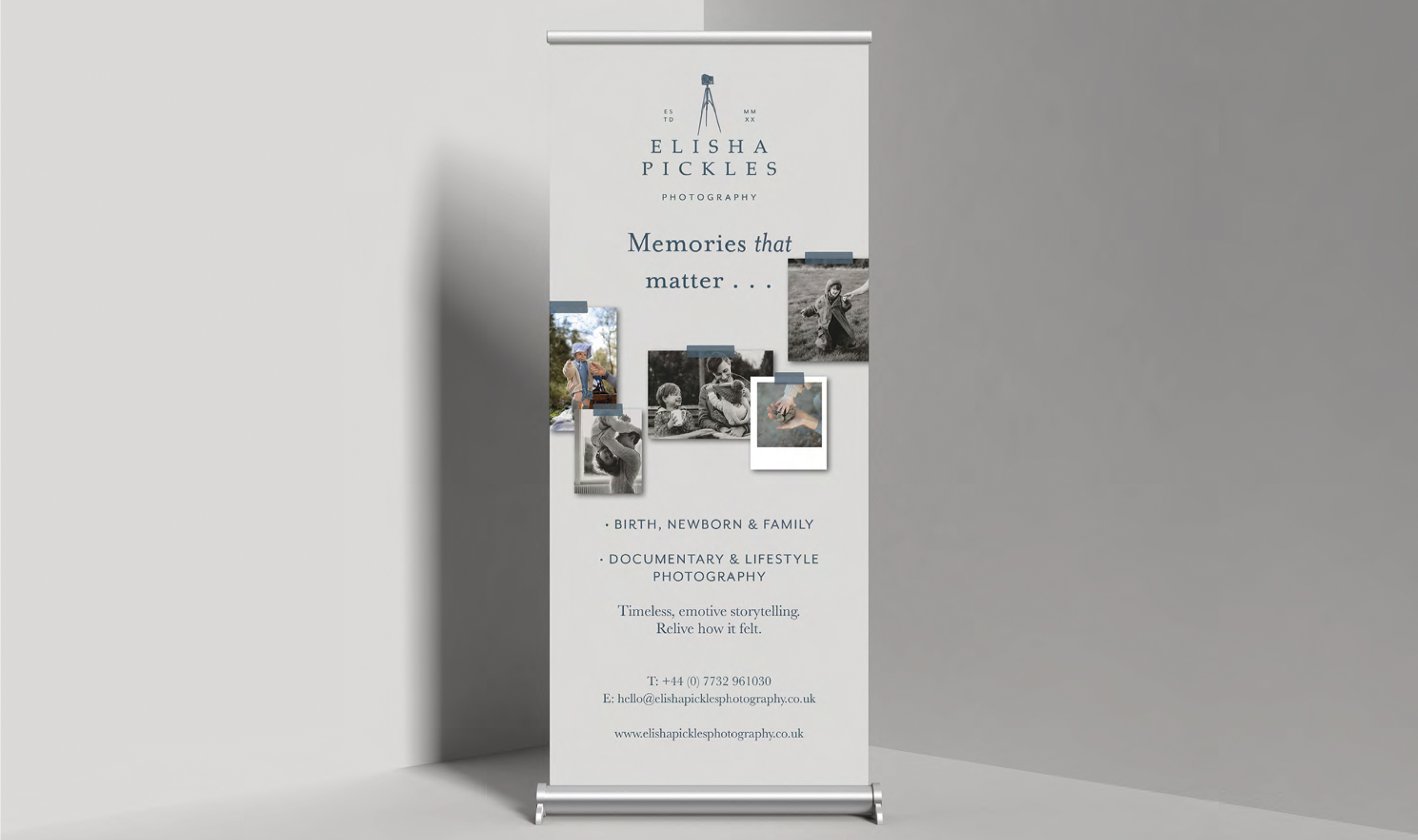 Elisha Pickles Photography - Pop Up Roller Banner