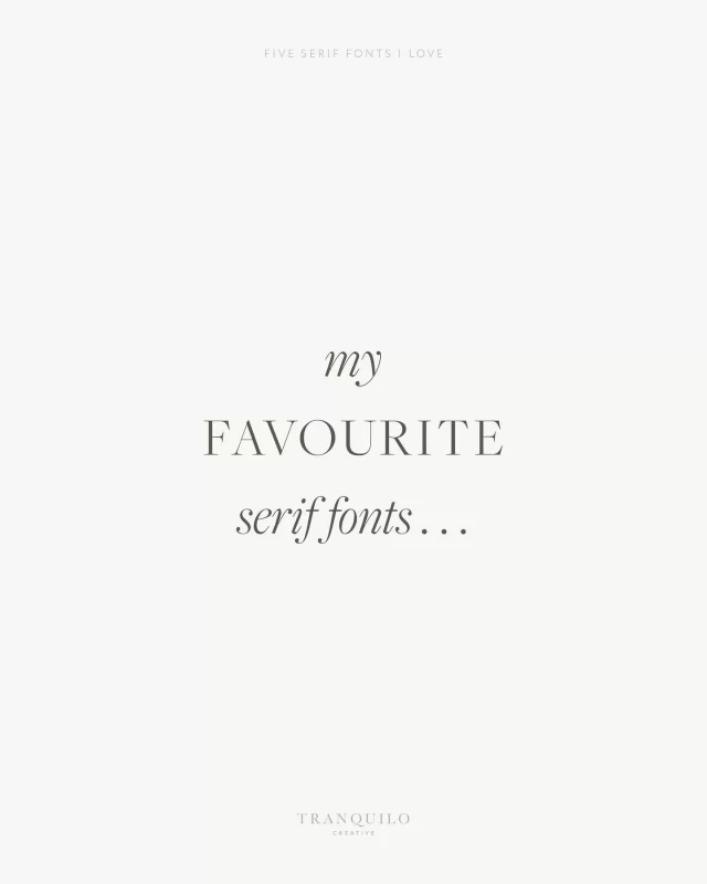 These days, we have an almost overwhelming array of fonts from which to choose from when creating a brand identity.

Typography is such an emotive subject - choosing the right font allows you to tell a story, communicate a message or even evoke a certain feeling. Elegant, effortless, stylish, understated and formal - you can always rely on a serif to bring a feeling of classic, aspirational, calm and quiet to a beautifully simple brand identity.

Here are five of my current favourites: 

BASKERVILLE
Designed in 1754 by Birmingham based printer, John Baskerville. Renowned for its sharp edges and high contrast, Baskerville has an air of quiet refinement and simplicity that alludes to elegance and tradition.

CASLON
Designed in 1725 by London based engraver, William Caslon. This influential typeface is often used to convey a sense of tradition and quality. It was innovative for its time and was even used in the printing of the American Declaration of Independence.

BODONI
Designed in 1790 by Italian typographer, Giambattista Bodoni. It is still very popular with designers to this day, who are drawn to this elegant typeface with its sharp contrast between thick and thin strokes.

GARAMOND
Designed in 1530 in France by engraver, Claude Garamond. This typeface has influenced the design of many other serif fonts over the years, but its elegant and legible style means it still remains a popular choice for body copy. 

MRS EAVES
The most modern of my five favourite typefaces was designed in 1996 by female type designer, Zuzane Licko. It is a modern reinterpretation of Baskerville, and is named after John Baskerville’s wife, Sarah Eaves. It’s often used where elegant style and readability are paramount.

I’m curious to know, do you love a serif font as much as I do? And if yes, what is your favourite serif font? 

#BrandDesignStudio
#BrandPersonality 
#SerifFonts 
#Typefaces 
#Fonts